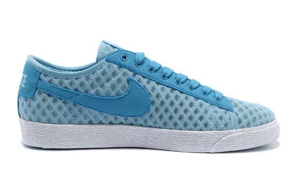 homme nike blazer low trainer 2013 summer light breathable blue nouveau style